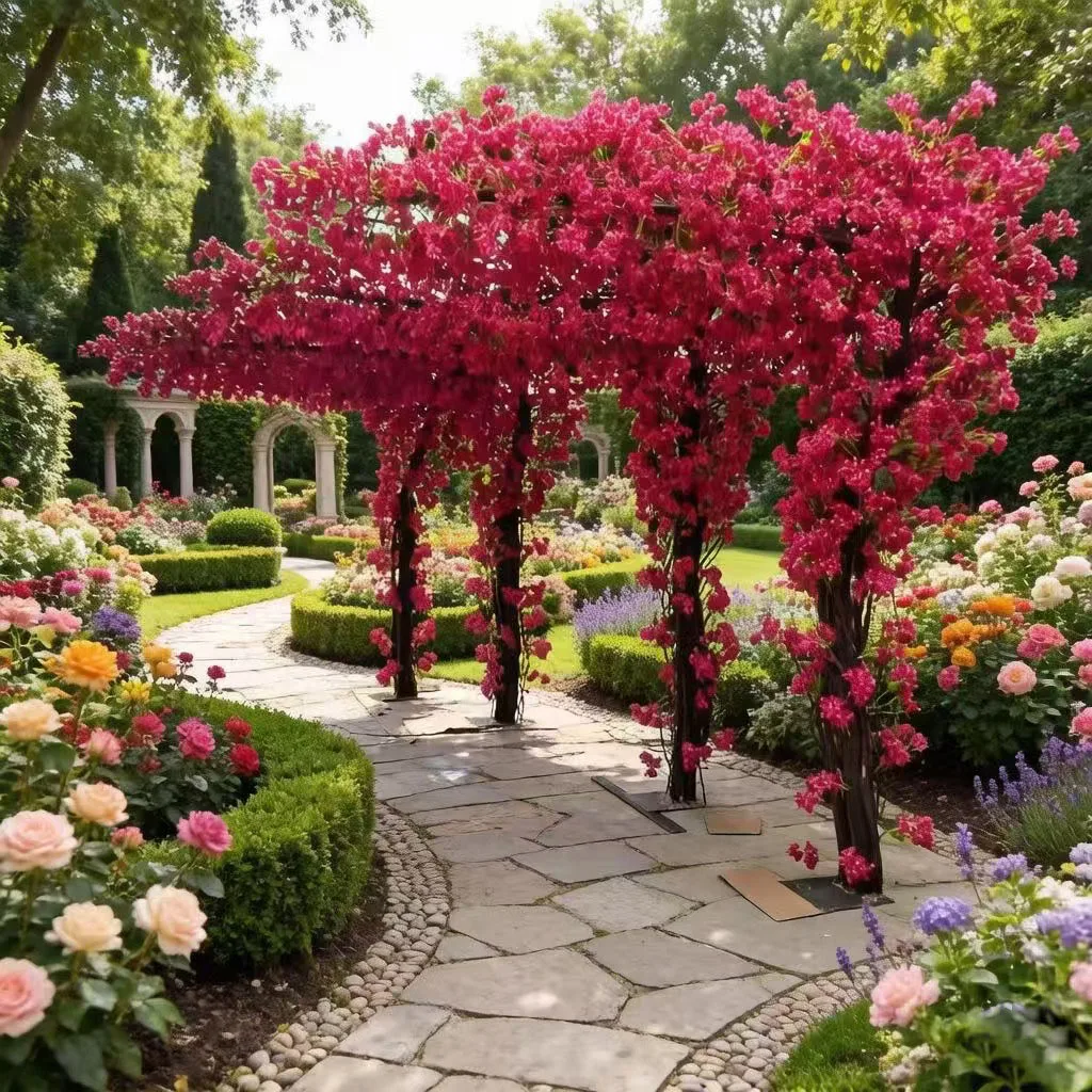 Large Pink Artificial Bougainvillea Tree Artificial Tree for Landscape and Venue Decoration - Indoor Outdoor Use
Large Pink Artificial Bougainvillea Tree Artificial Tree for Landscape and Venue Decoration - Indoor Outdoor Use