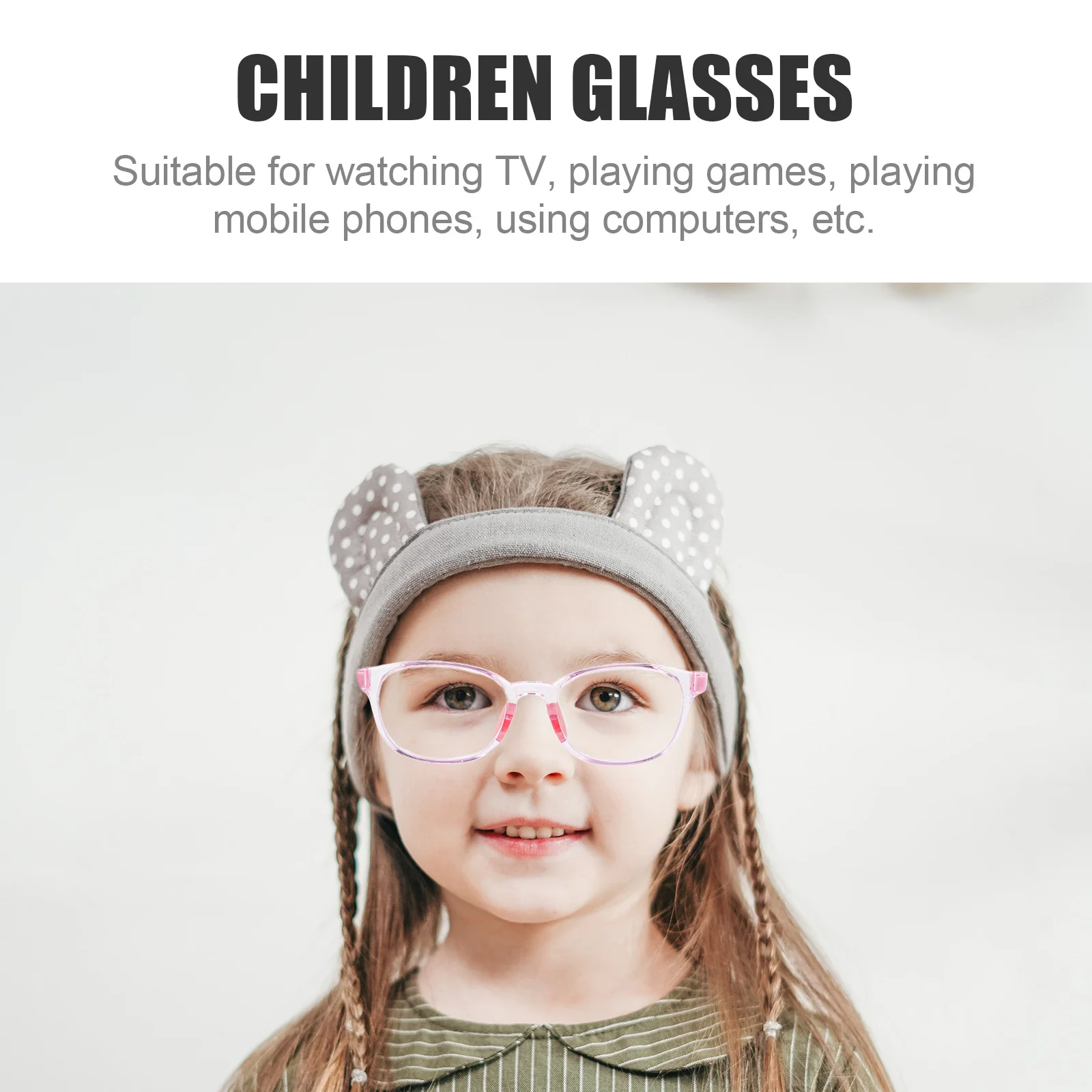 Professional Glasses Blue Light Blocking Lightweight Sturdy Eyeglass Suitable for 6-12 Years Anti Blue-Ray
Professional Glasses Blue Light Blocking Lightweight Sturdy Eyeglass Suitable for 6-12 Years Anti Blue-Ray