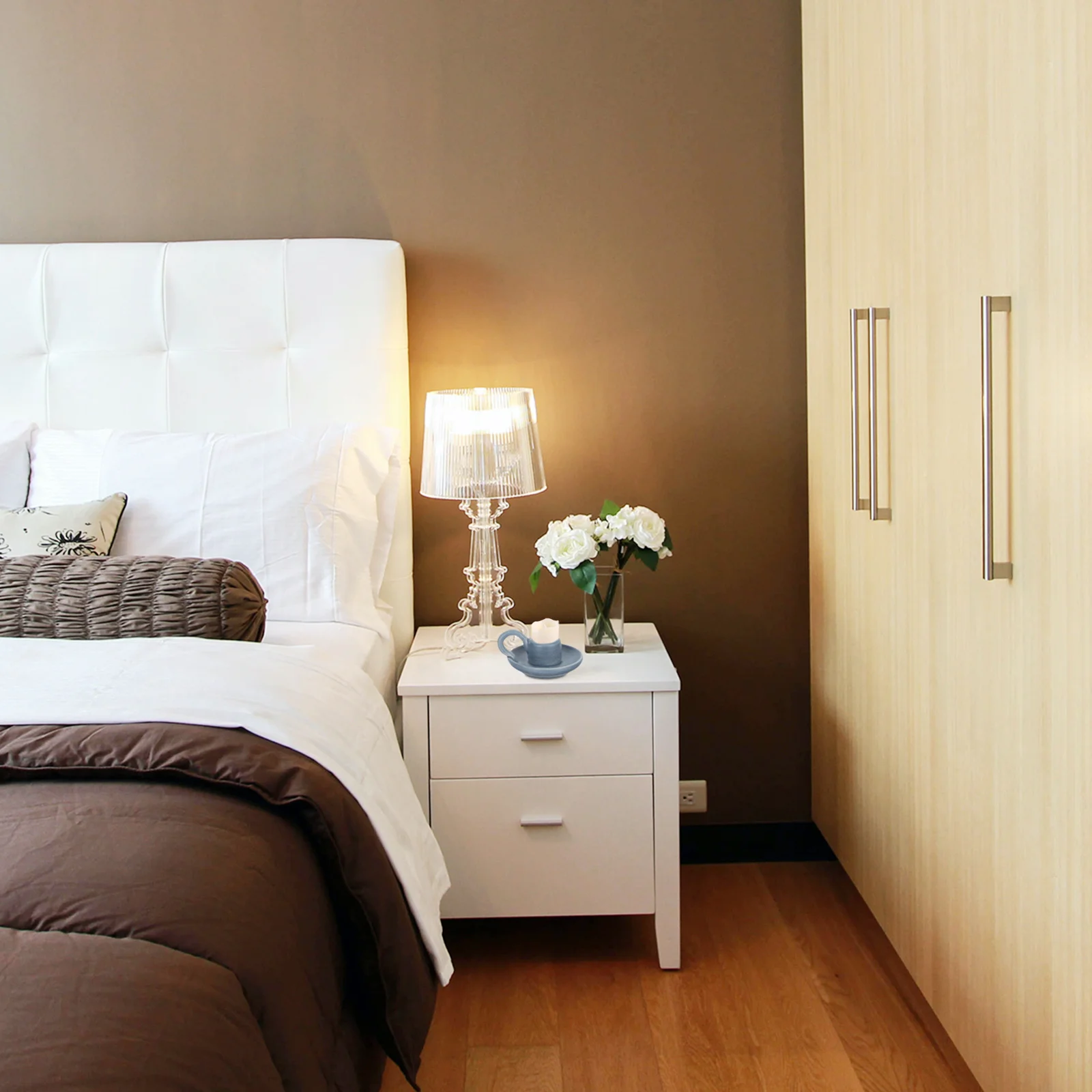 JUMPLAWN 2pcs Ceramic Holder Flameless LED Electric Wax Taper Stand
JUMPLAWN 2pcs Ceramic Holder Flameless LED Electric Wax Taper Stand