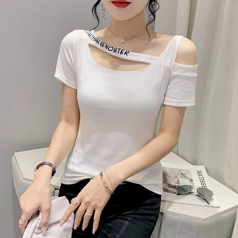 European Style Ladies Fashion Sexy Hot Fix T Shirts for Women Clothing Female Girls Vintage Gothic Aesthetic Woman Tops BPy1074
European Style Ladies Fashion Sexy Hot Fix T Shirts for Women Clothing Female Girls Vintage Gothic Aesthetic Woman Tops BPy1074