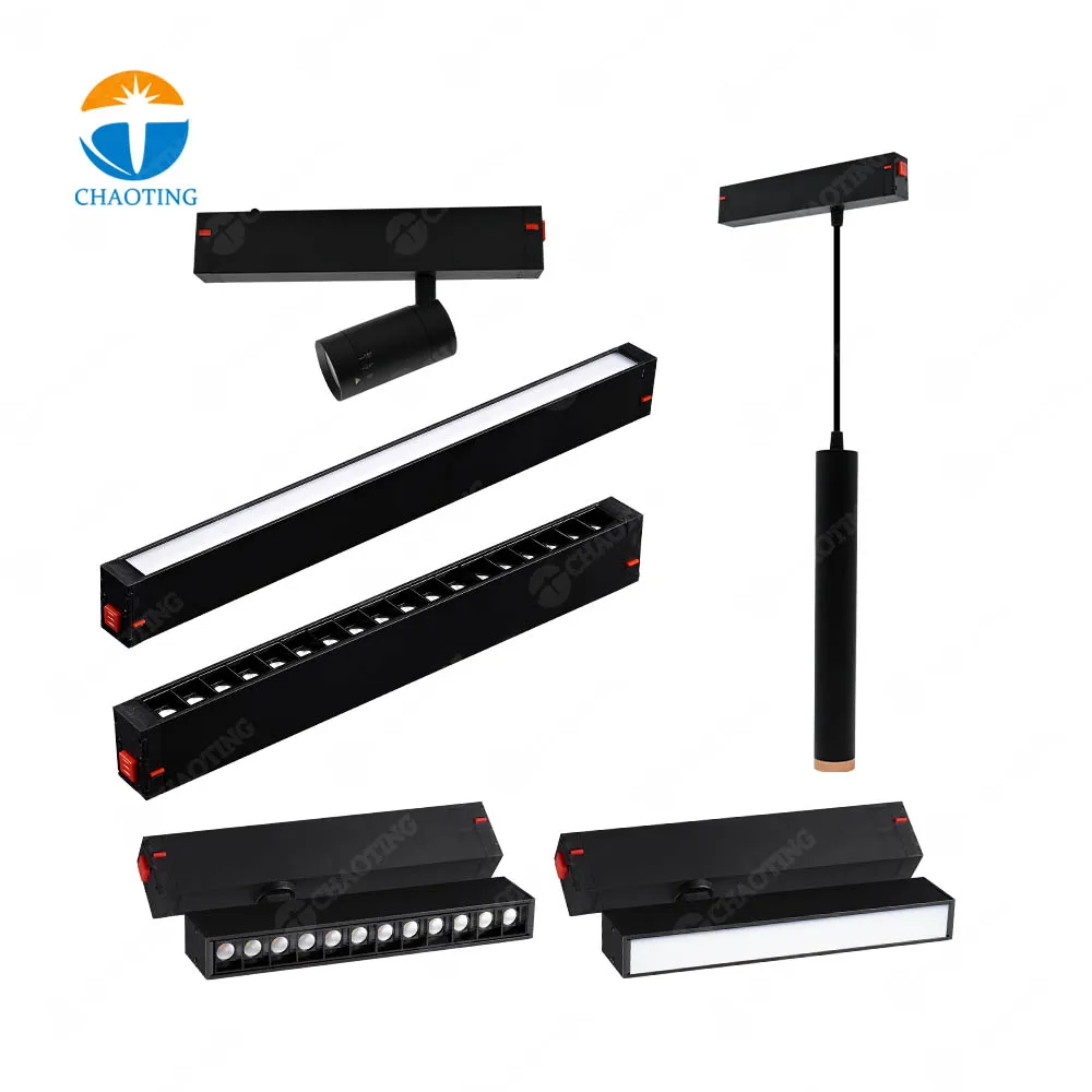 New Smart Tuya Surface Recessed Dimmable 9W Spotlight Black White Magnetic Rail Lighting System Adjustable Spot Led Track Lights
New Smart Tuya Surface Recessed Dimmable 9W Spotlight Black White Magnetic Rail Lighting System Adjustable Spot Led Track Lights