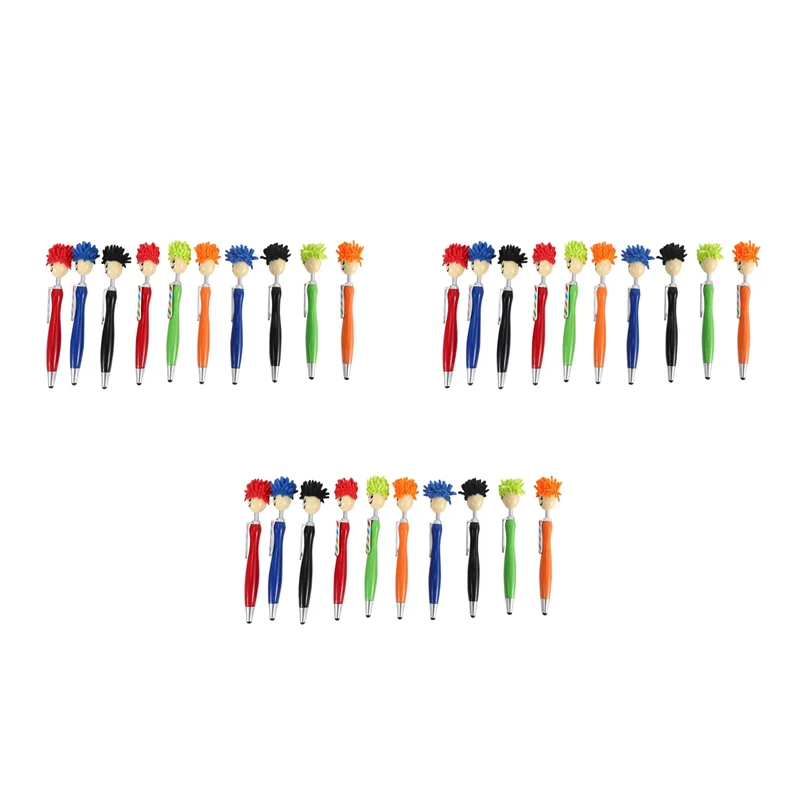 NEW-30 Pieces Mop Topper Pens Screen Cleaner Stylus Pens 3-In-1 Stylus Pen Duster For Kids And Adults
NEW-30 Pieces Mop Topper Pens Screen Cleaner Stylus Pens 3-In-1 Stylus Pen Duster For Kids And Adults