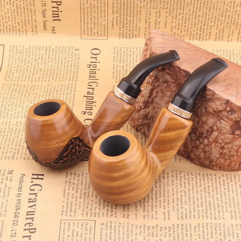 1pcs New Ebony Wood Pipes Classic Creative Solid Wood Pipe Accessories Smoking Craft Pipes
1pcs New Ebony Wood Pipes Classic Creative Solid Wood Pipe Accessories Smoking Craft Pipes