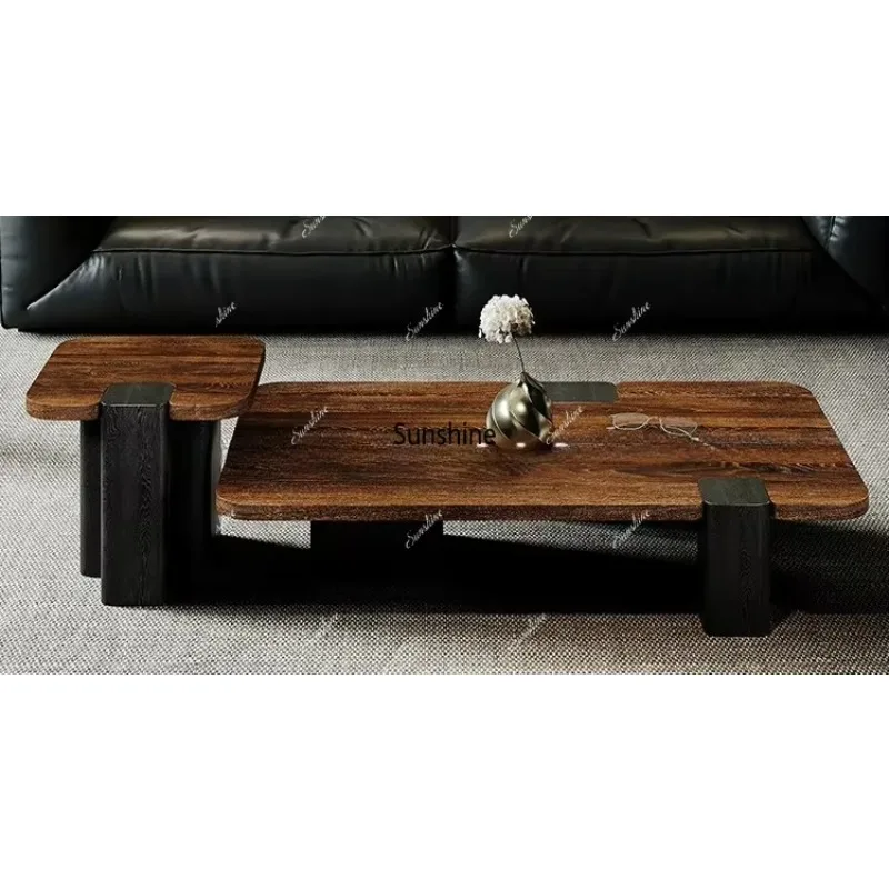Modern simple rectangular combination living room light luxury high-end coffee table
Modern simple rectangular combination living room light luxury high-end coffee table