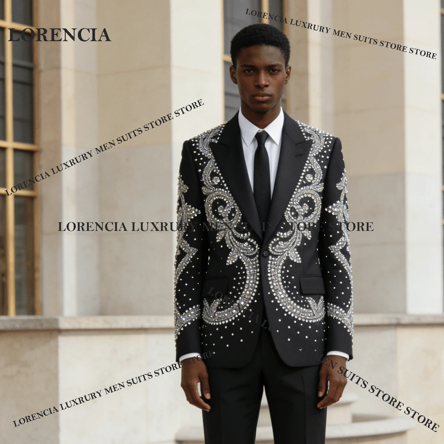 Блестящие мужские костюмы с бриллиантовым дизайном, красивые свадебные смокинги по индивидуальному заказу, изысканные тонкие Ropa hombre, комплекты из 2 предметов, мужские пиджаки для жениха
Блестящие мужские костюмы с бриллиантовым дизайном, красивые свадебные смокинги по индивидуальному заказу, изысканные тонкие Ropa hombre, комплекты из 2 предметов, мужские пиджаки для жениха