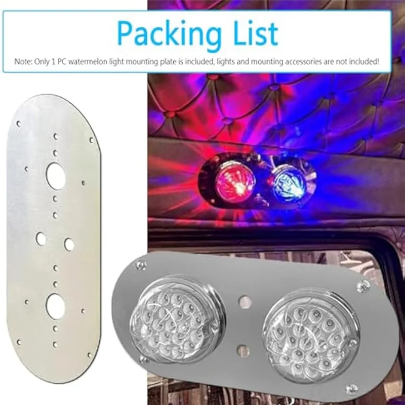 Abov Door Dome Light Mounting Plate 2X Watermelon, For Commercial Truck Peterbilt 359 379 389 Kenworth W900L
Abov Door Dome Light Mounting Plate 2X Watermelon, For Commercial Truck Peterbilt 359 379 389 Kenworth W900L