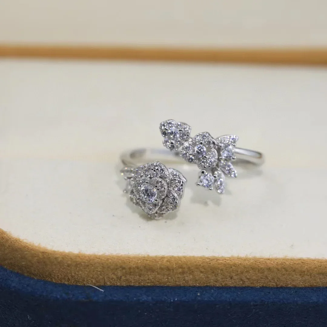 New 2023 Trend Classic Hot Famous Brand Anniversary Gift Jewelry Rings For Women Wedding Pure 925 Sliver 3A Zircons Rose Flower
New 2023 Trend Classic Hot Famous Brand Anniversary Gift Jewelry Rings For Women Wedding Pure 925 Sliver 3A Zircons Rose Flower