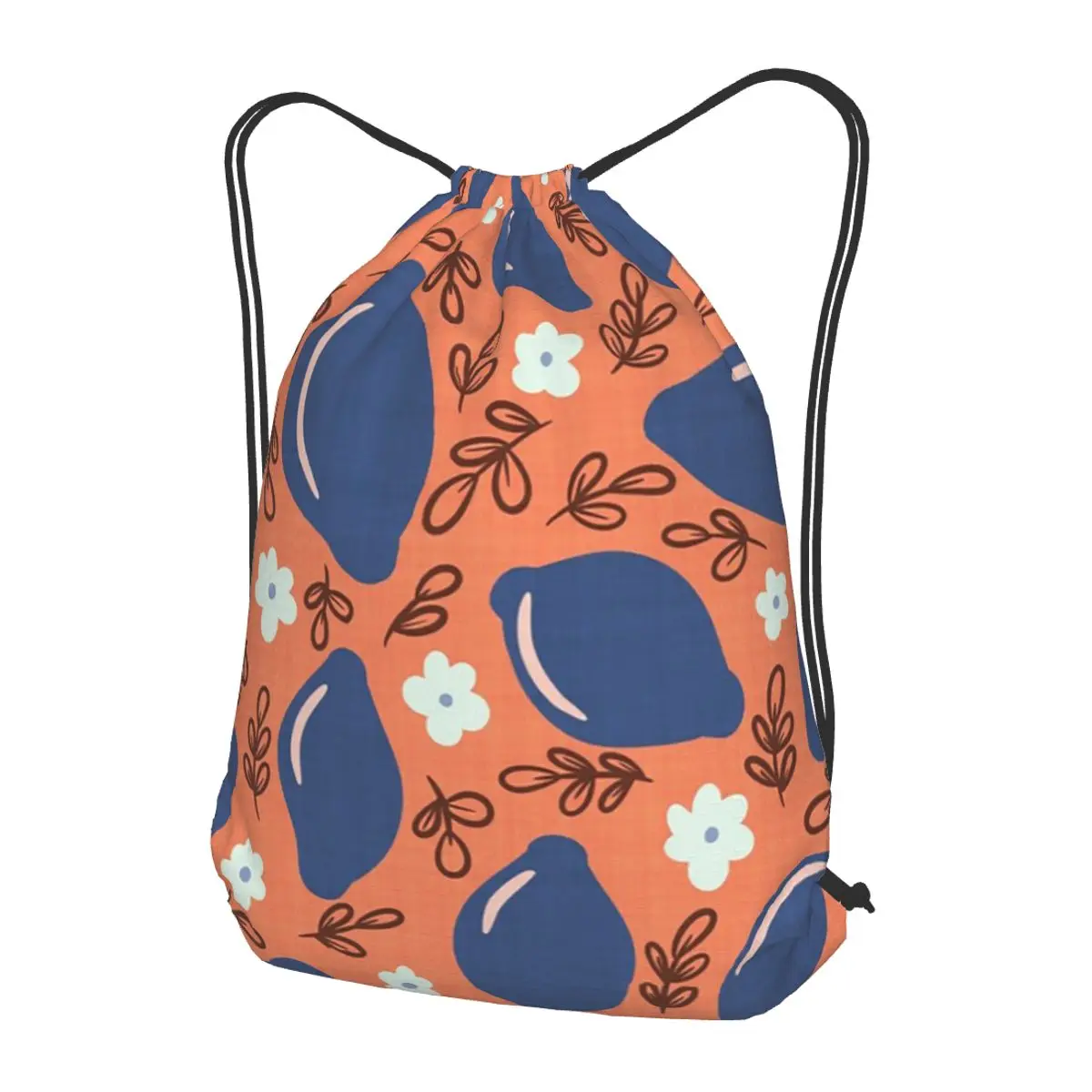 Navy Lemons, White Flowers And Brown Leaves Backpacks Fashion Drawstring Bags Sundries Bag Book Bags for Man Woman Students
Navy Lemons, White Flowers And Brown Leaves Backpacks Fashion Drawstring Bags Sundries Bag Book Bags for Man Woman Students