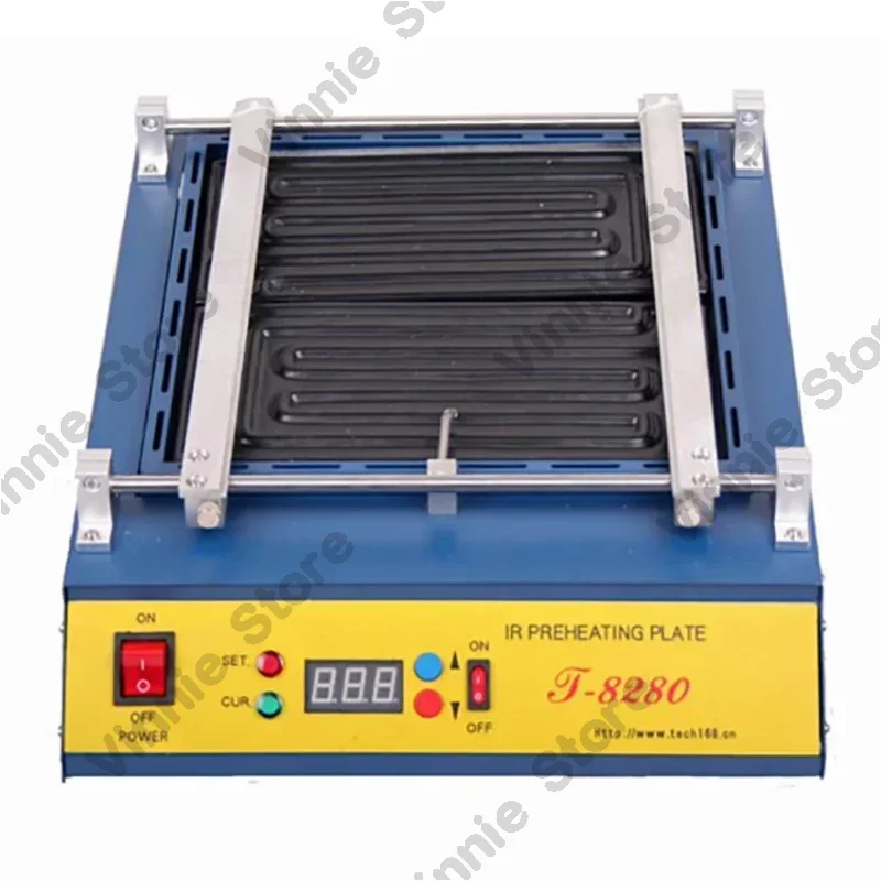 Преднагреватель для печатных плат T8280 (220В или 110В), ИК-пластина для предварительного нагрева T-8280, ИК-печь для предварительного нагрева, 0-450 градусов Цельсия, для ремонта припоя
Преднагреватель для печатных плат T8280 (220В или 110В), ИК-пластина для предварительного нагрева T-8280, ИК-печь для предварительного нагрева, 0-450 градусов Цельсия, для ремонта припоя