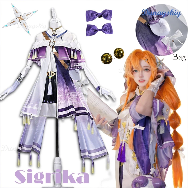 Sigrika Cosplay Costumes Women Girls Adults Wig Dress Game Wuthering Waves Halloween Outfits Roleplay Uniforms Anime Bag
Sigrika Cosplay Costumes Women Girls Adults Wig Dress Game Wuthering Waves Halloween Outfits Roleplay Uniforms Anime Bag