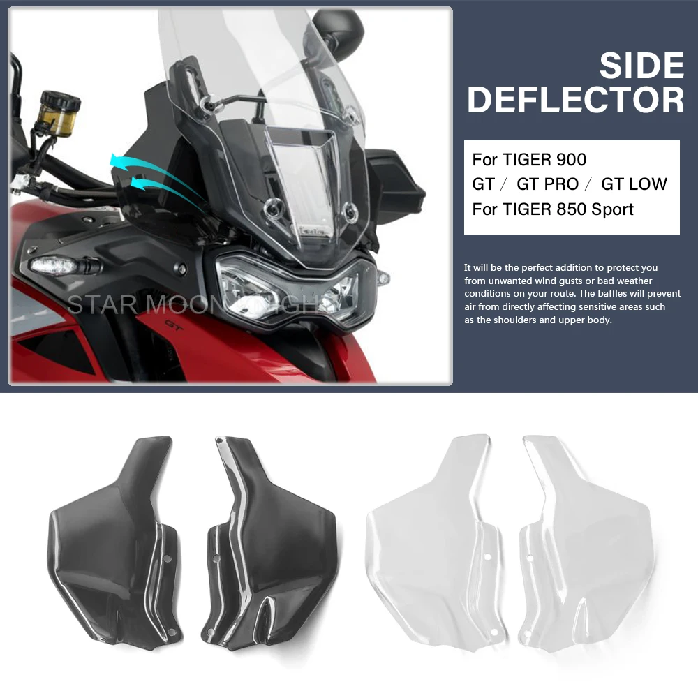 For TIGER 900 Wind Deflector Motorcycle Side Windshield For Tiger 850 Sport For Tiger900 GT PRO LOW 2020 2021 2022 - Windscreen
For TIGER 900 Wind Deflector Motorcycle Side Windshield For Tiger 850 Sport For Tiger900 GT PRO LOW 2020 2021 2022 - Windscreen