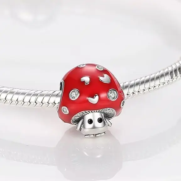 925 Sterling Silver Charm Bead Cute Mushroom Fit Original Bracelet Pendant Diy For Woman Fine Jewelry
925 Sterling Silver Charm Bead Cute Mushroom Fit Original Bracelet Pendant Diy For Woman Fine Jewelry