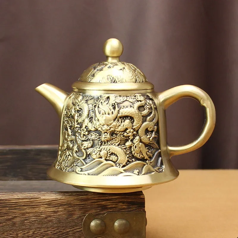 Creative Dragon Teapot Retro Double Dragon Play Pearl Tea Pot Home Office Desktop Ornaments
Creative Dragon Teapot Retro Double Dragon Play Pearl Tea Pot Home Office Desktop Ornaments