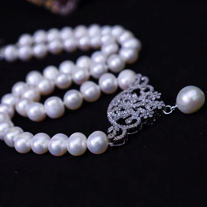 Ожерелье из натурального пресноводного жемчуга 0650, универсальная цепочка на ключицу, оптовая продажа, почти круглый, слегка дефект, модная универсальная
Ожерелье из натурального пресноводного жемчуга 0650, универсальная цепочка на ключицу, оптовая продажа, почти круглый, слегка дефект, модная универсальная