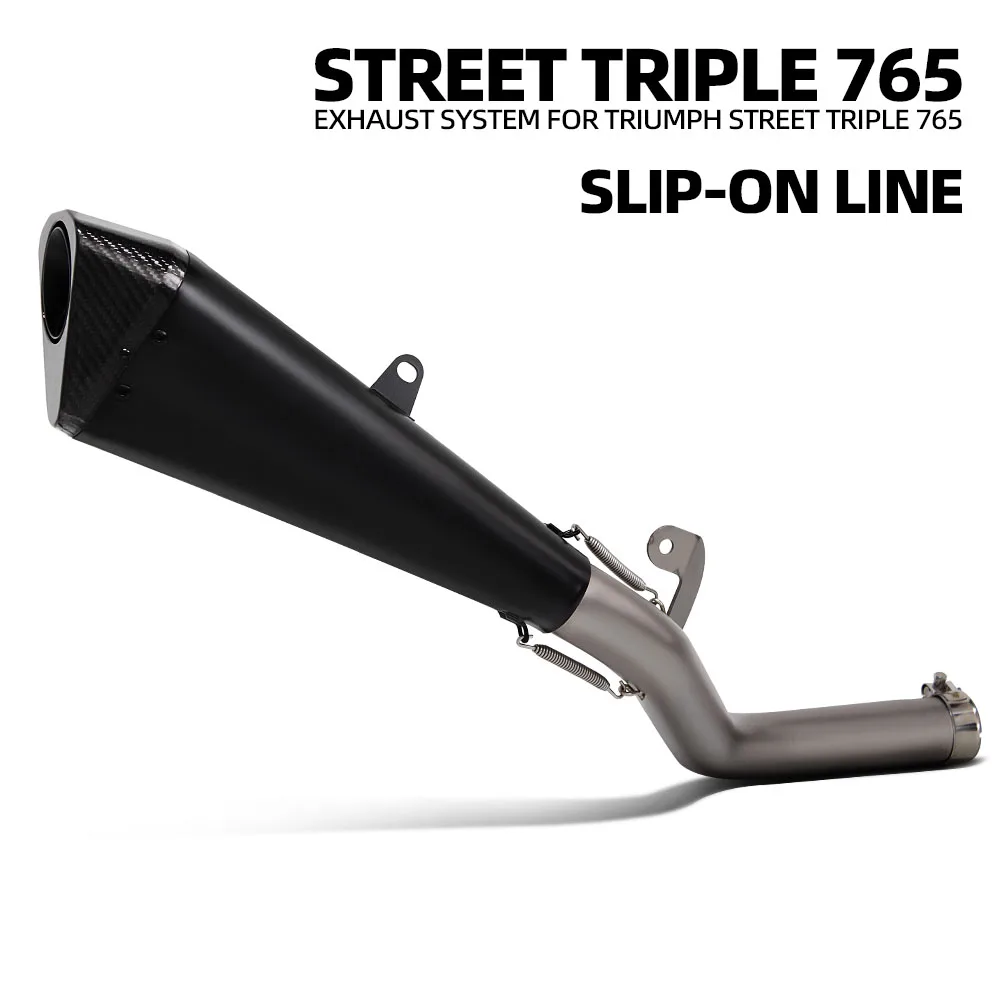 Suitable for Triumph Street Triple 765 765R 765S 765RS 2017-2026 Motorcycle Exhaust Slip on Line Muffler Sport Street Bike Escap
Suitable for Triumph Street Triple 765 765R 765S 765RS 2017-2026 Motorcycle Exhaust Slip on Line Muffler Sport Street Bike Escap