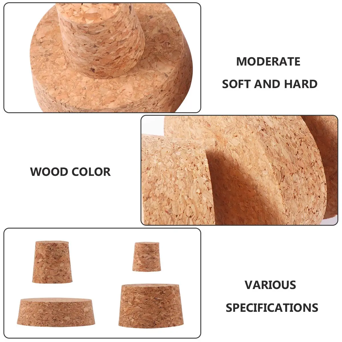 Cork Set Airtight Seal Tapered Design Leakproof Bulk Cork Stopper Crafts Plugs Preserve Opened Bottle
Cork Set Airtight Seal Tapered Design Leakproof Bulk Cork Stopper Crafts Plugs Preserve Opened Bottle