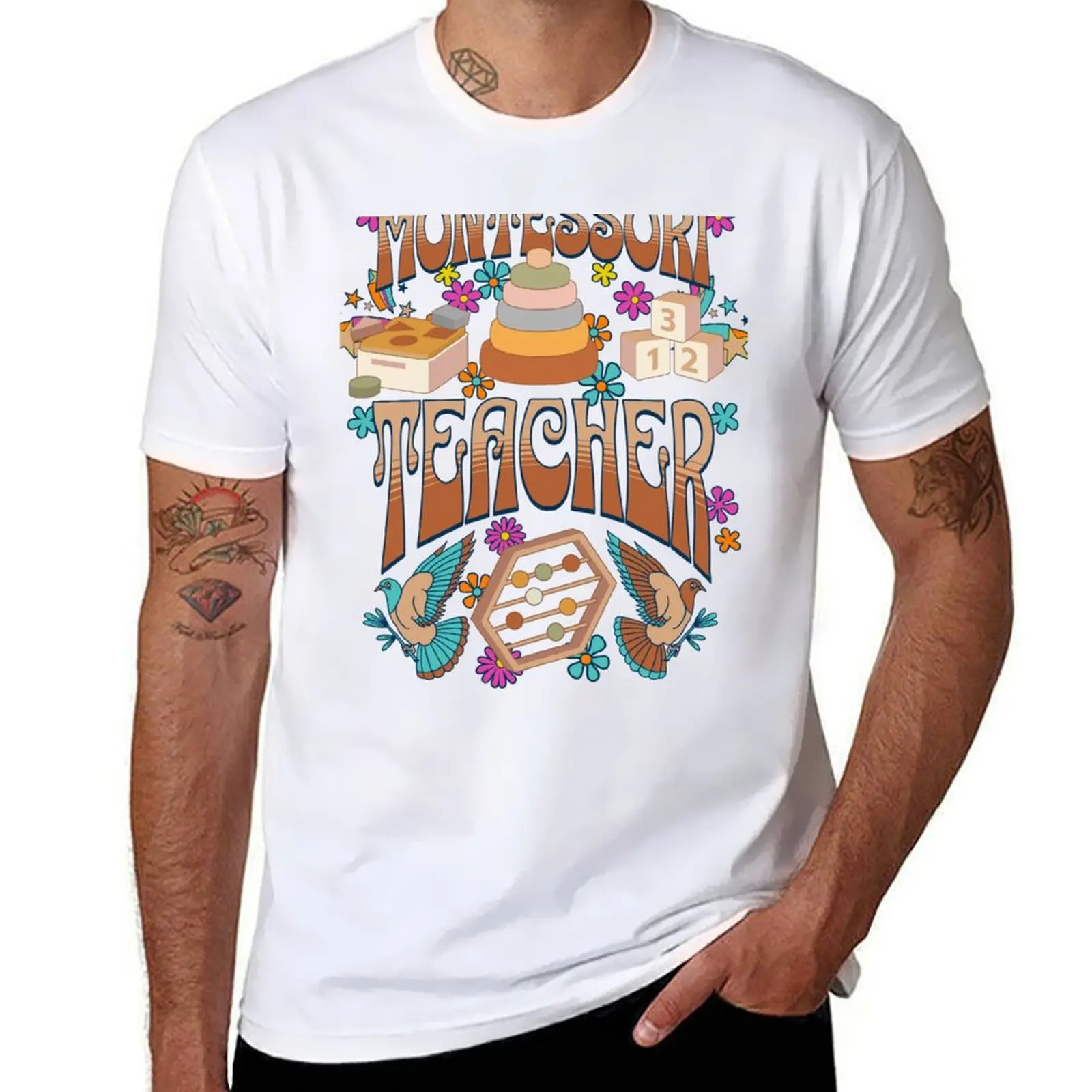 Montessori Teacher Retro T-Shirt t shirts for man graphic funny man t shirts cotton T-Shirt
Montessori Teacher Retro T-Shirt t shirts for man graphic funny man t shirts cotton T-Shirt