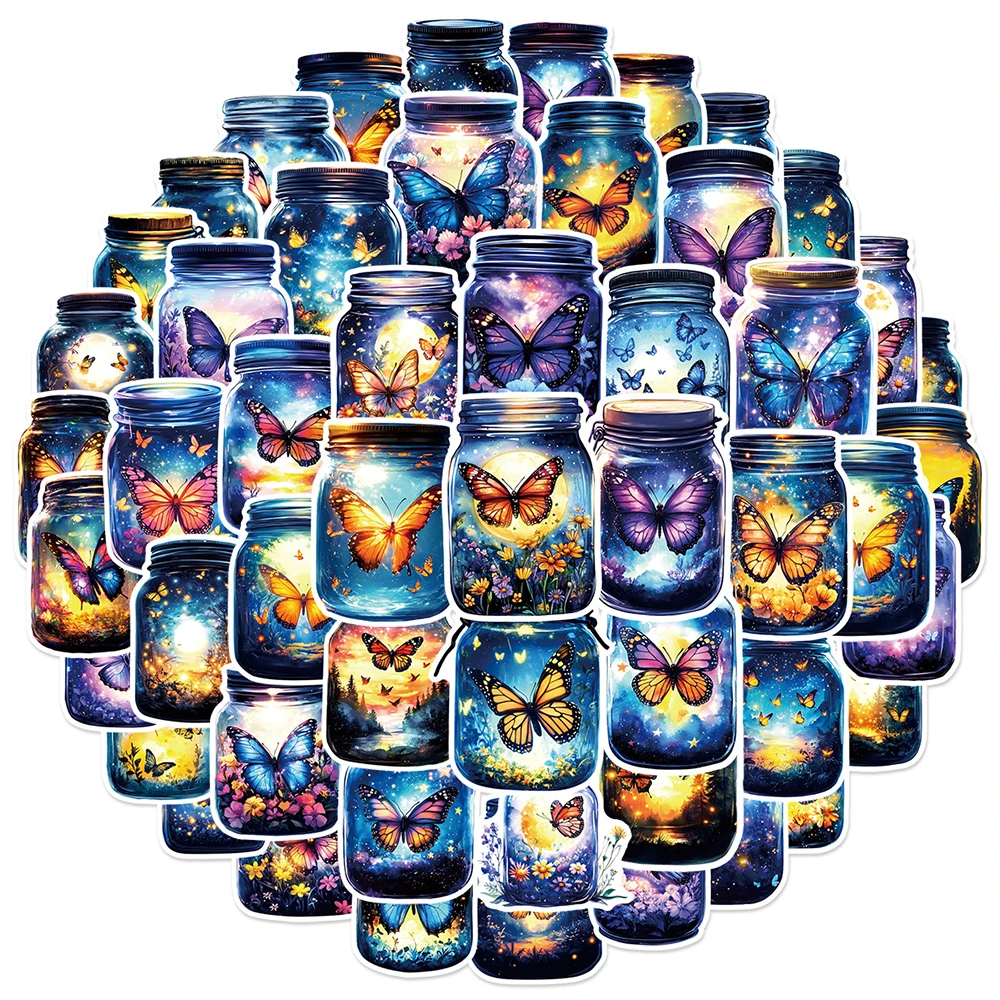 10/30/50pcs Cute INS Butterfly In Bottle Stickers Cartoon Kid Decals Toy DIY Scrapbook Laptop Luggage Car Aesthetic Sticker Gift
10/30/50pcs Cute INS Butterfly In Bottle Stickers Cartoon Kid Decals Toy DIY Scrapbook Laptop Luggage Car Aesthetic Sticker Gift