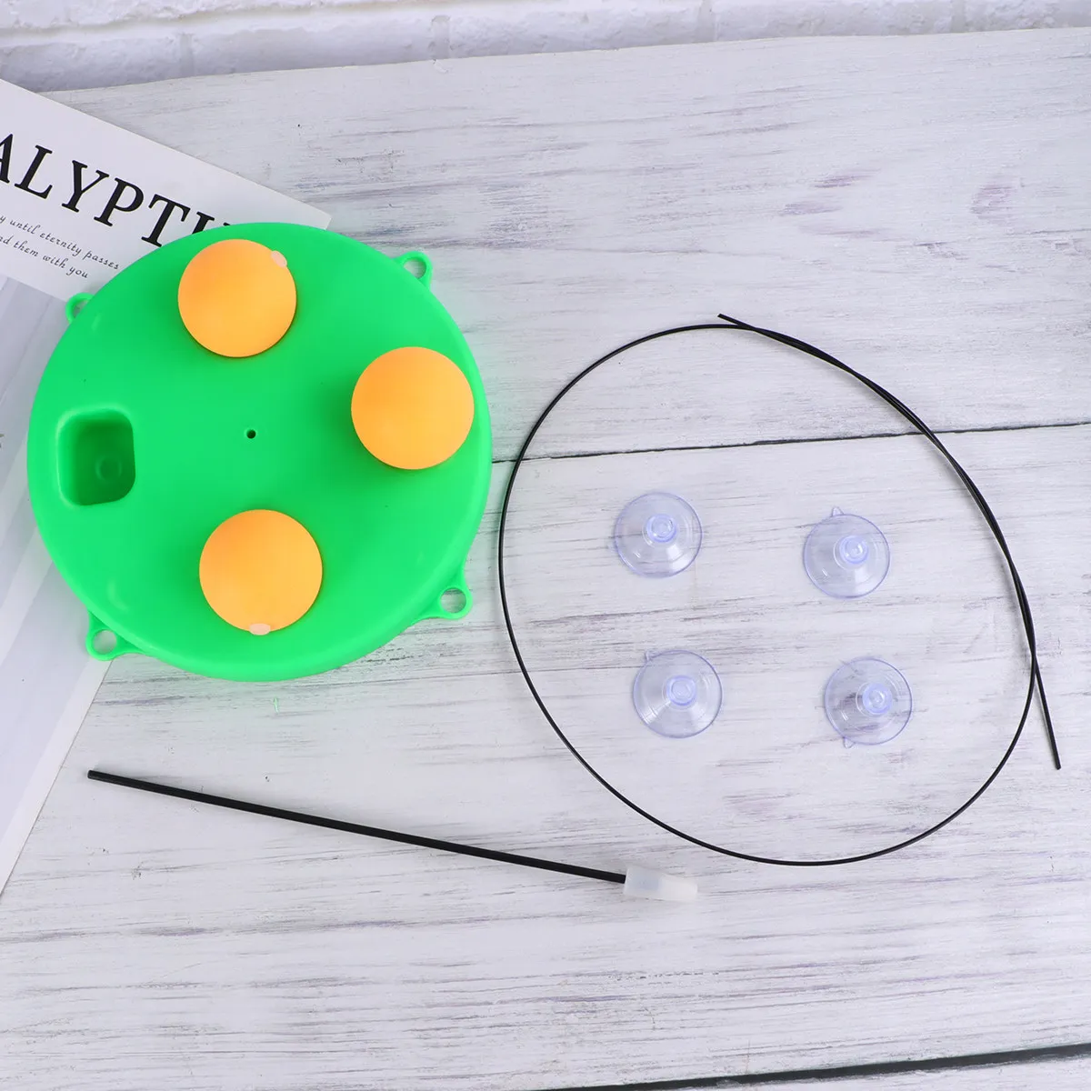 1Set Elastic Table Tennis Training Device Green for Personal Practice Early Educational Plaything Outdoor Sports
1Set Elastic Table Tennis Training Device Green for Personal Practice Early Educational Plaything Outdoor Sports