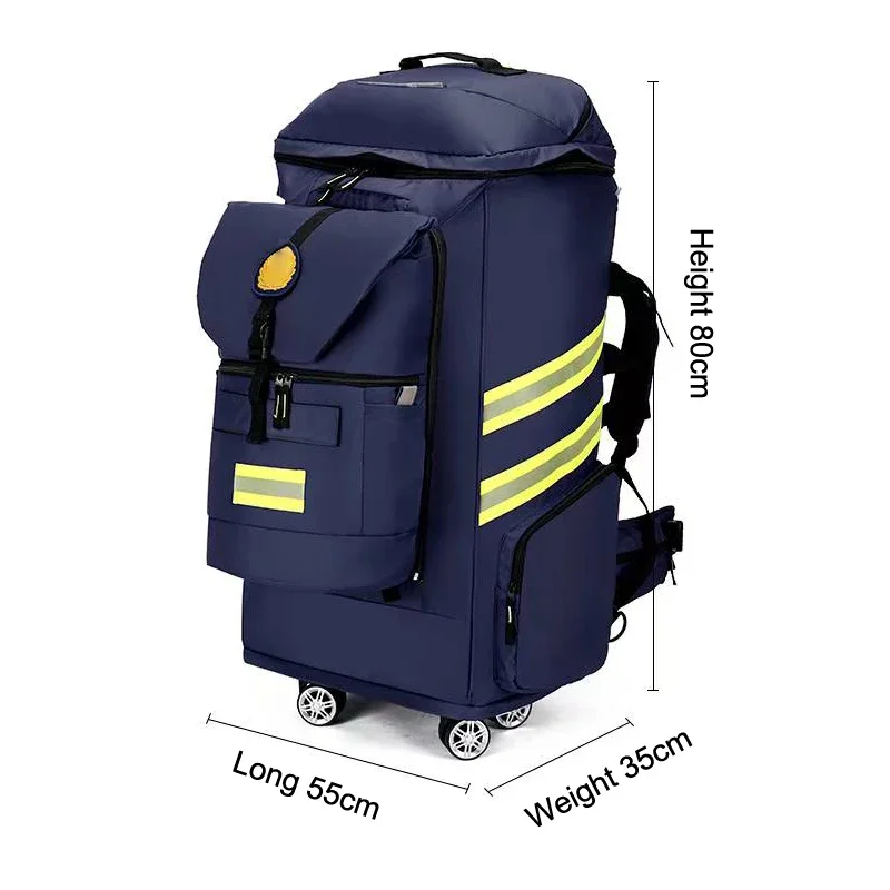 Firefighter First Aid Kit 100L Heavy-Duty Emergency Rescue Backpack Nylon Oxford Multi-Compartment Professional EMS Response Bag
Firefighter First Aid Kit 100L Heavy-Duty Emergency Rescue Backpack Nylon Oxford Multi-Compartment Professional EMS Response Bag