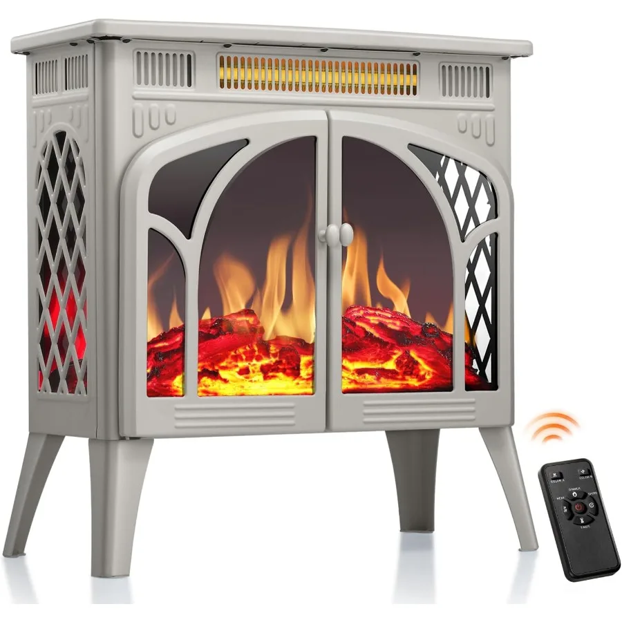 Electric Fireplace Heater 25 with Remote Cathedral Stylish Different Flame Effects and Log Set Colors Adjustable Brightness and
Electric Fireplace Heater 25 with Remote Cathedral Stylish Different Flame Effects and Log Set Colors Adjustable Brightness and