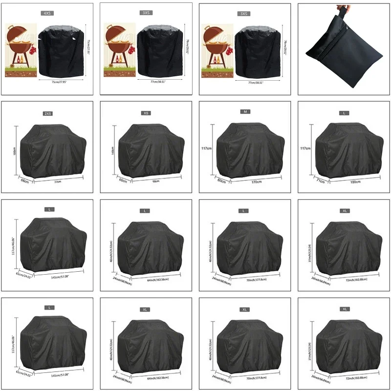 1PC 190T/210D BBQ Cover Anti-Dust Waterproof Weber Heavy Duty Charbroil Grill Cover Rain Protective Barbecue Cover Round
1PC 190T/210D BBQ Cover Anti-Dust Waterproof Weber Heavy Duty Charbroil Grill Cover Rain Protective Barbecue Cover Round