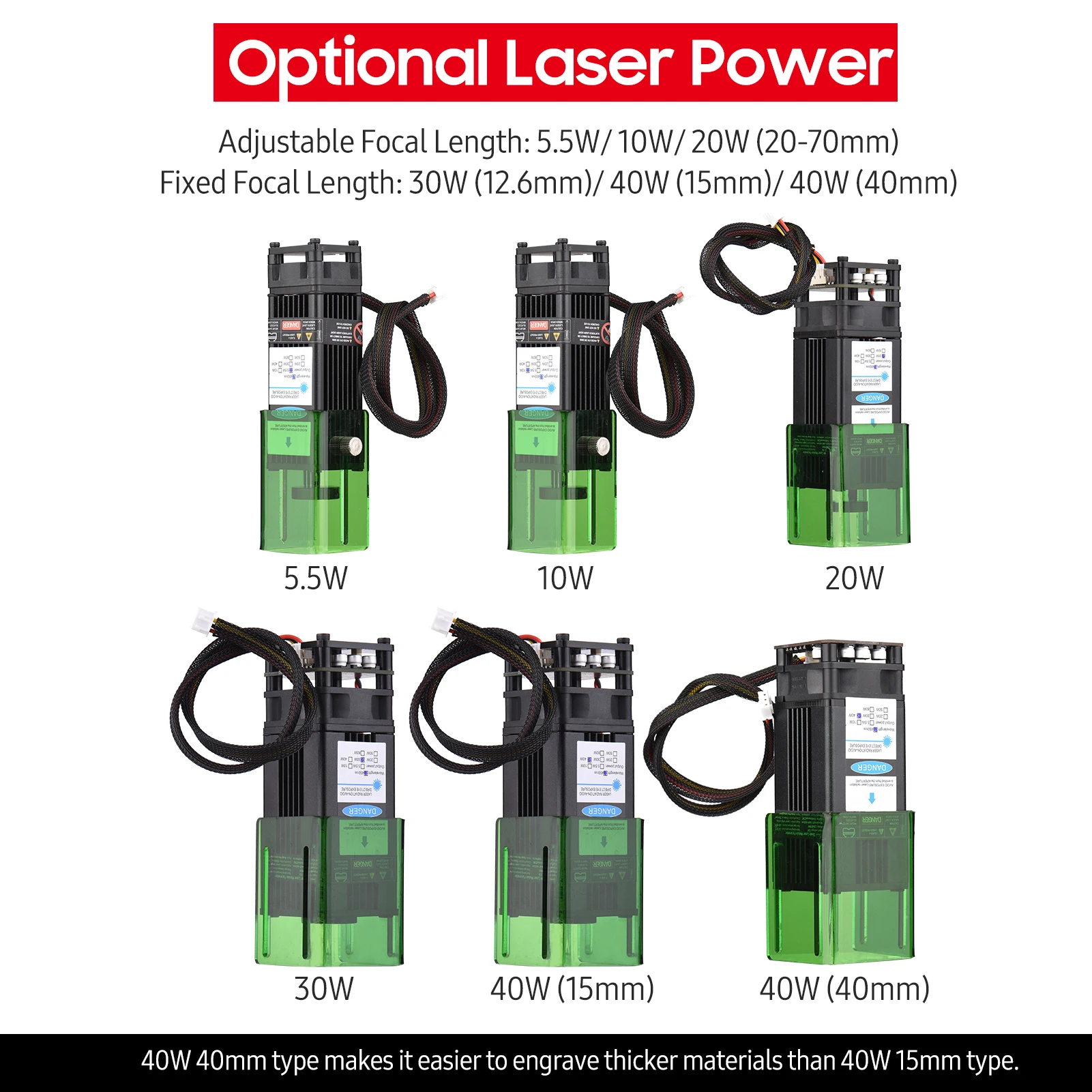【Новинка】лазерный модуль 450 нм 5,5/10/40 Вт с защитной крышкой, регулируемая фокусная расстояние, лазерная гравировальная головка, высокоскоростной лазерный модуль
【Новинка】лазерный модуль 450 нм 5,5/10/40 Вт с защитной крышкой, регулируемая фокусная расстояние, лазерная гравировальная головка, высокоскоростной лазерный модуль