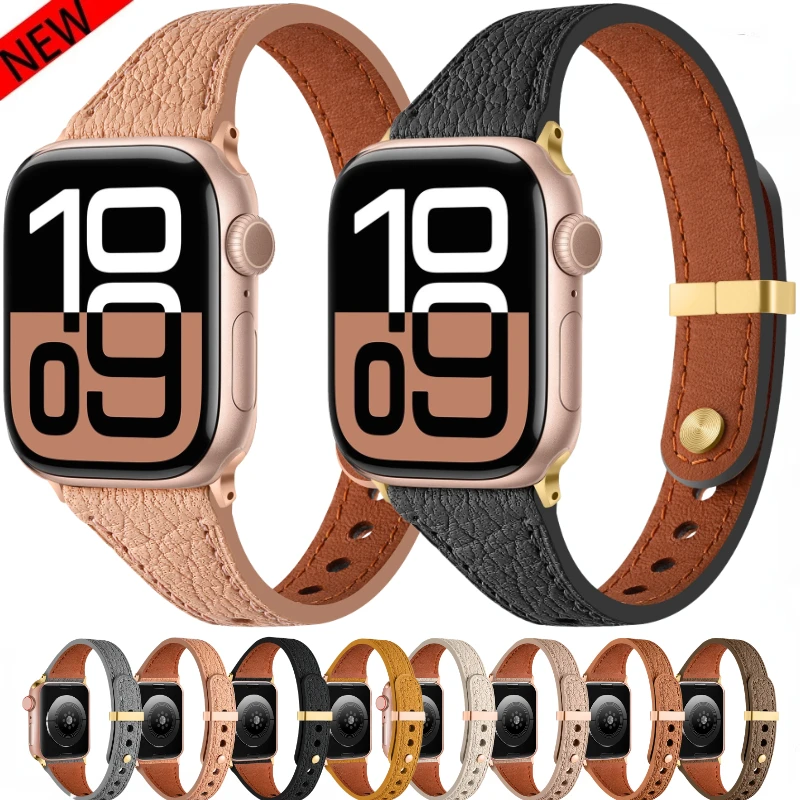 Premium Leather strap For Apple watch Ultra 10 46mm 42mm 49mm 9 8 7 45mm 41mm Bracelet wristband iwatch 6 5 4 SE 44mm 42mm 40mm
Premium Leather strap For Apple watch Ultra 10 46mm 42mm 49mm 9 8 7 45mm 41mm Bracelet wristband iwatch 6 5 4 SE 44mm 42mm 40mm