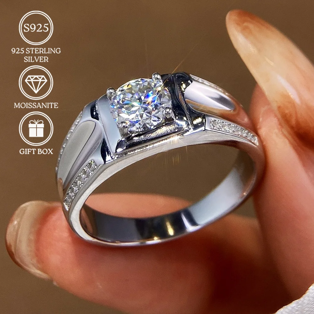 1pc 1.0 Carat The Stunning 925 Silver Moissanite Engagement Ring, Elegant and Sophisticated Jewelry Gift for Your Love.
1pc 1.0 Carat The Stunning 925 Silver Moissanite Engagement Ring, Elegant and Sophisticated Jewelry Gift for Your Love.