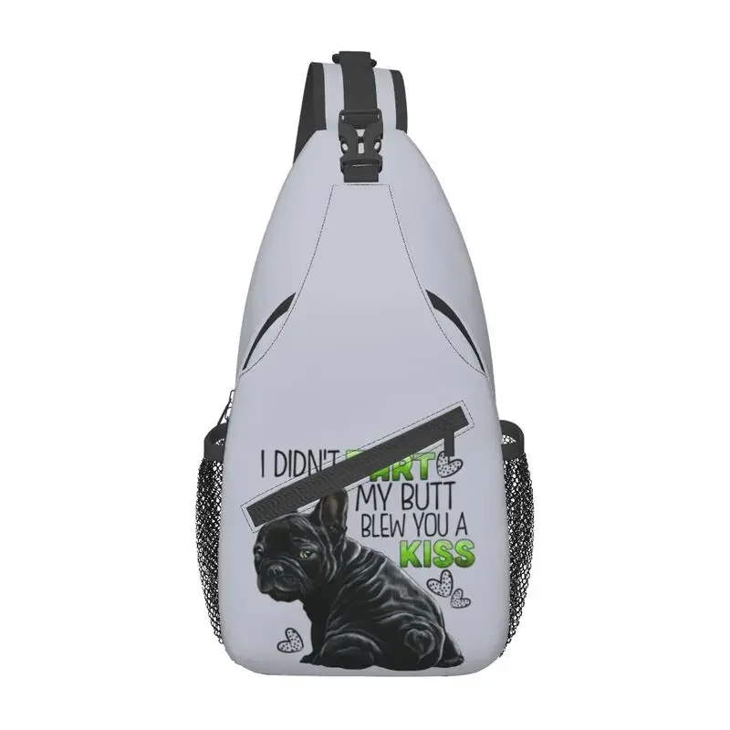 Cool Cute French Bulldog Crossbody Sling Backpack Men Funny Frenchie Pet Shoulder Chest Bag for Camping Biking
Cool Cute French Bulldog Crossbody Sling Backpack Men Funny Frenchie Pet Shoulder Chest Bag for Camping Biking
