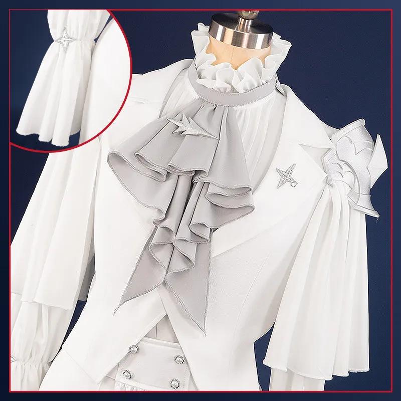 Lu Mingfei Game Cosplay Series: Dragon Raja Cassell Gate Lu Mingfei White Gold Gown Outfit Halloween Cosplay Costume
Lu Mingfei Game Cosplay Series: Dragon Raja Cassell Gate Lu Mingfei White Gold Gown Outfit Halloween Cosplay Costume
