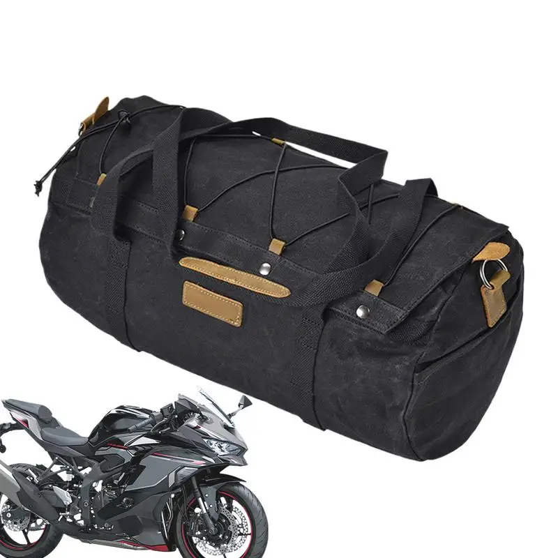 Motorcycle Seat Bag Canvas Hangable Portable Rear Bike Storage Backpack Waterproof Retro Motorcycle Bags For Back Seat With
Motorcycle Seat Bag Canvas Hangable Portable Rear Bike Storage Backpack Waterproof Retro Motorcycle Bags For Back Seat With
