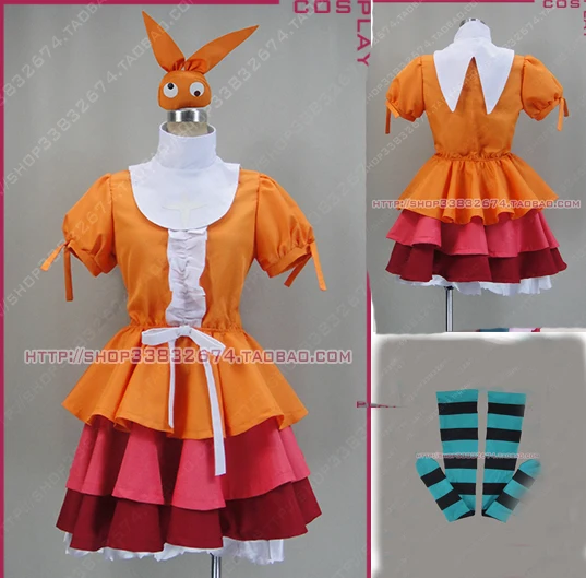 Пушистое платье Tsuki Monogatari Ononoki Yotsugi, костюм для косплея с головным убором 11
Пушистое платье Tsuki Monogatari Ononoki Yotsugi, костюм для косплея с головным убором 11