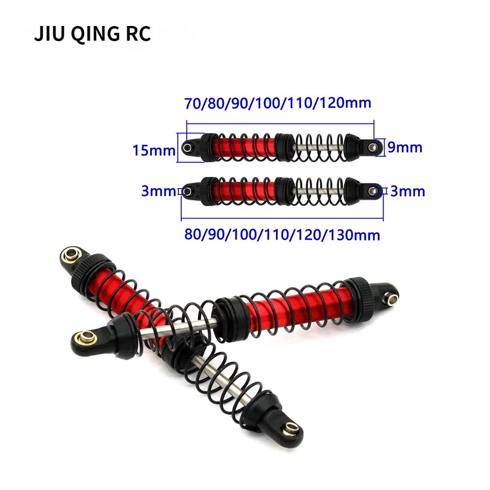 1 Pair Dual-stage Spring Shock Absorber 1/10 Oil Damper Suitable for 1/10 RC Crawler Car Axial SCX10 90046 AXI03007 TRX4 TRX6
1 Pair Dual-stage Spring Shock Absorber 1/10 Oil Damper Suitable for 1/10 RC Crawler Car Axial SCX10 90046 AXI03007 TRX4 TRX6