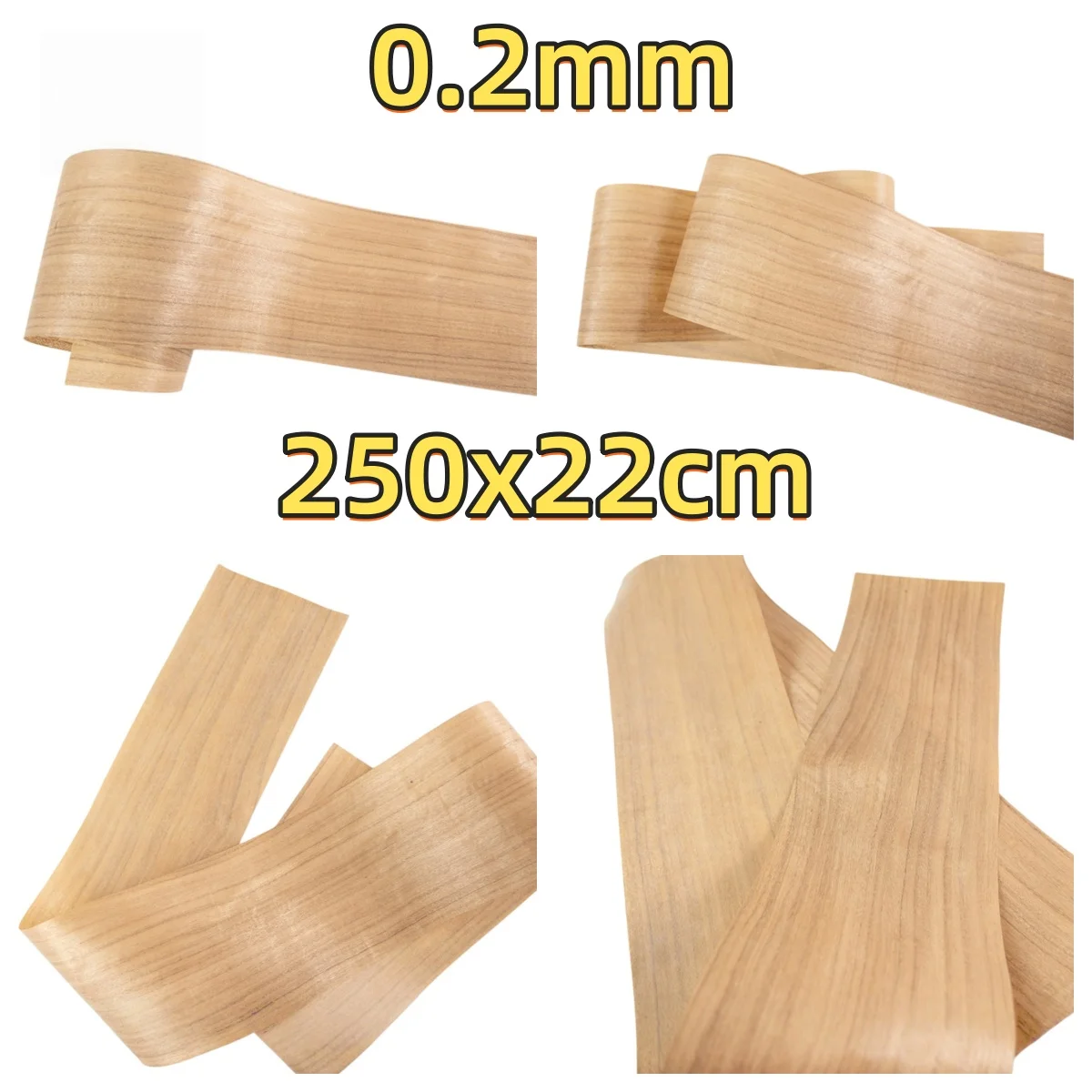 Natural Katmon Veneer, 0.2mm Thick, Size 250x22cm, Suitable For Jewelry Box And Automotive Interior.
Natural Katmon Veneer, 0.2mm Thick, Size 250x22cm, Suitable For Jewelry Box And Automotive Interior.