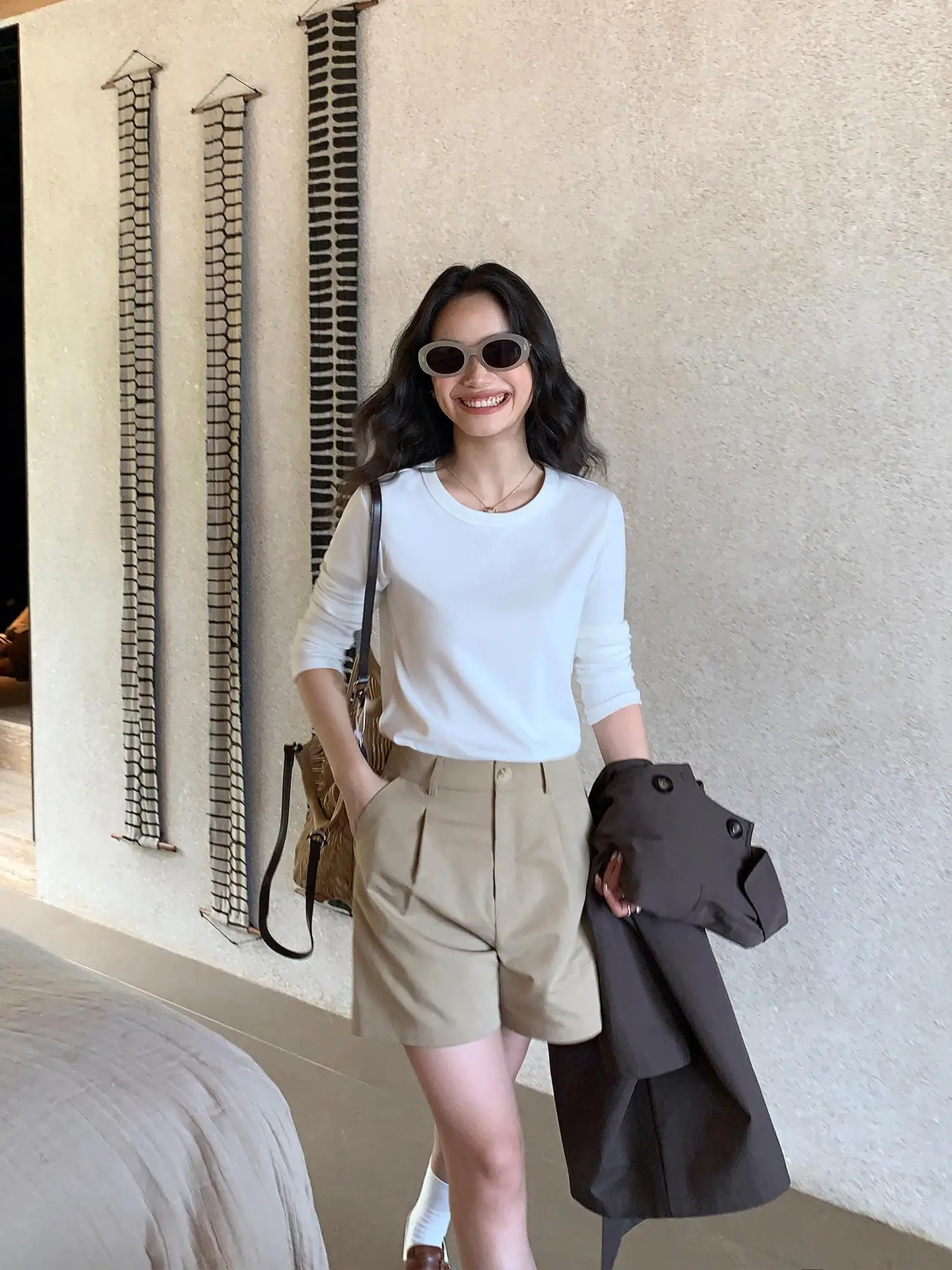 Pusumede Nice Wed Bla round Ne Knitted Base irt Женская облегающая длинная футболка Sve Top Commute Sle Pure Color
Pusumede Nice Wed Bla round Ne Knitted Base irt Женская облегающая длинная футболка Sve Top Commute Sle Pure Color