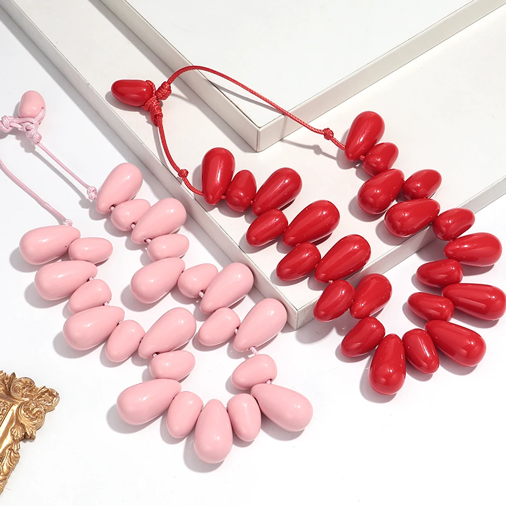 Boho Acrylic Waterdrop Beaded Necklaces for Women Exaggerated Handmade Geometric Pendant Choker Vacation Beach Jewelry Gifts
Boho Acrylic Waterdrop Beaded Necklaces for Women Exaggerated Handmade Geometric Pendant Choker Vacation Beach Jewelry Gifts