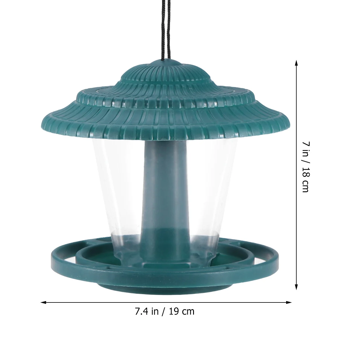 Bird Feeder Wild Hanging Durable Plastic Green Outdoor Yard Garden Decoration Hanging Gazebo for Birds
Bird Feeder Wild Hanging Durable Plastic Green Outdoor Yard Garden Decoration Hanging Gazebo for Birds