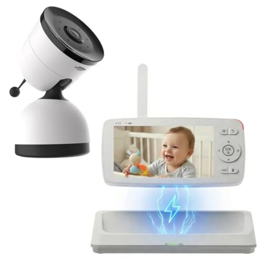 Умная видеоняня с камерой 1080P, ночным видением, двусторонней аудиосвязью, обнаружением плача, без Wi-Fi, датчиком температуры, радиусом действия 300 м, перезаряжаемая
Умная видеоняня с камерой 1080P, ночным видением, двусторонней аудиосвязью, обнаружением плача, без Wi-Fi, датчиком температуры, радиусом действия 300 м, перезаряжаемая
