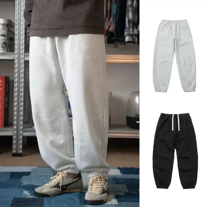 New Heavy-duty Composite Thick Velvet and Elastic Drawstring Loose Fit Small Feet Warm Sanitary Pants Casual for Men Trendy
New Heavy-duty Composite Thick Velvet and Elastic Drawstring Loose Fit Small Feet Warm Sanitary Pants Casual for Men Trendy
