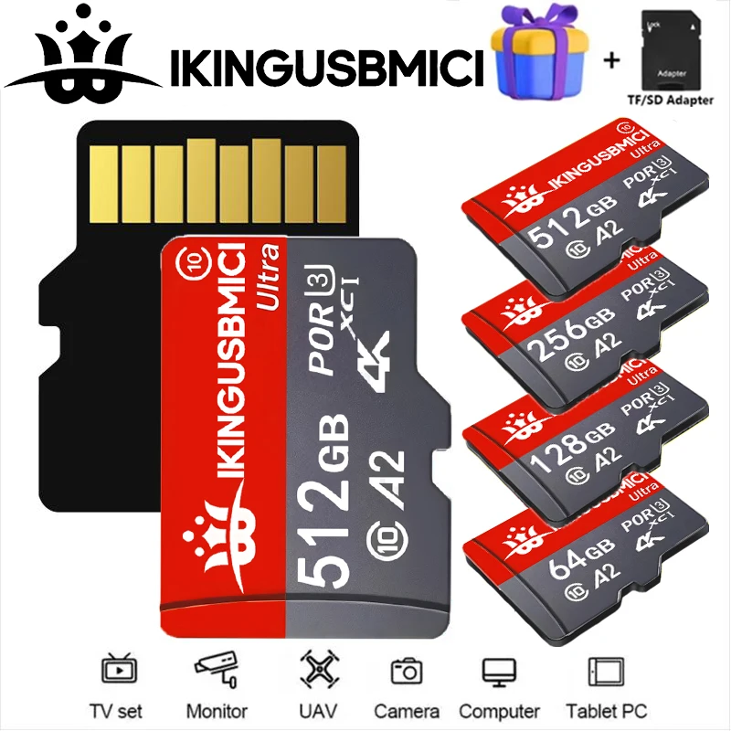 High Capacity TF Cards Micro TF SD Card Memory Card SD Cards 128GB 32GB 512GB 64GB V10 Shockproof A1 for Dash Cam PC Mac
High Capacity TF Cards Micro TF SD Card Memory Card SD Cards 128GB 32GB 512GB 64GB V10 Shockproof A1 for Dash Cam PC Mac