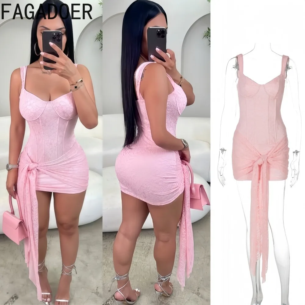 FAGADOER Sexy Lace See Through Bodycon Dresses Women Spaghetti Strap Sleeveless Backless Dress Female Party Clubwear Vestidos
FAGADOER Sexy Lace See Through Bodycon Dresses Women Spaghetti Strap Sleeveless Backless Dress Female Party Clubwear Vestidos