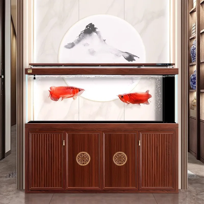 Fish Tank Office Large Ultra-white Glass Aquarium New Chinese Floor Bottom Filter Fish Tank Cross-border
Fish Tank Office Large Ultra-white Glass Aquarium New Chinese Floor Bottom Filter Fish Tank Cross-border