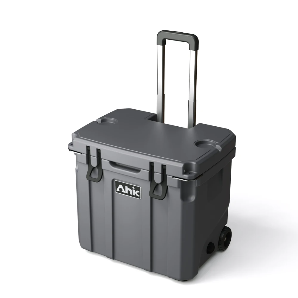 Portable Rotomolded Insulated Cooler with Wheels, Heavy Duty Plastic Outdoor Camping Car Refrigerator Box for Food & Drinks
Portable Rotomolded Insulated Cooler with Wheels, Heavy Duty Plastic Outdoor Camping Car Refrigerator Box for Food & Drinks