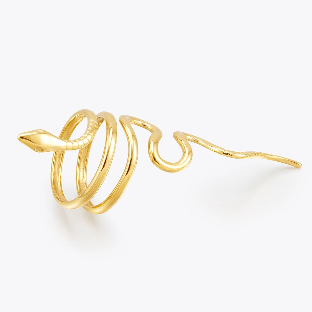 ENFASHION Anillos Mujer Snake Series Open Ring For Women Stainless steel 18K Plated Gold Fashion Cocktail Jewelry R254483 254484
ENFASHION Anillos Mujer Snake Series Open Ring For Women Stainless steel 18K Plated Gold Fashion Cocktail Jewelry R254483 254484