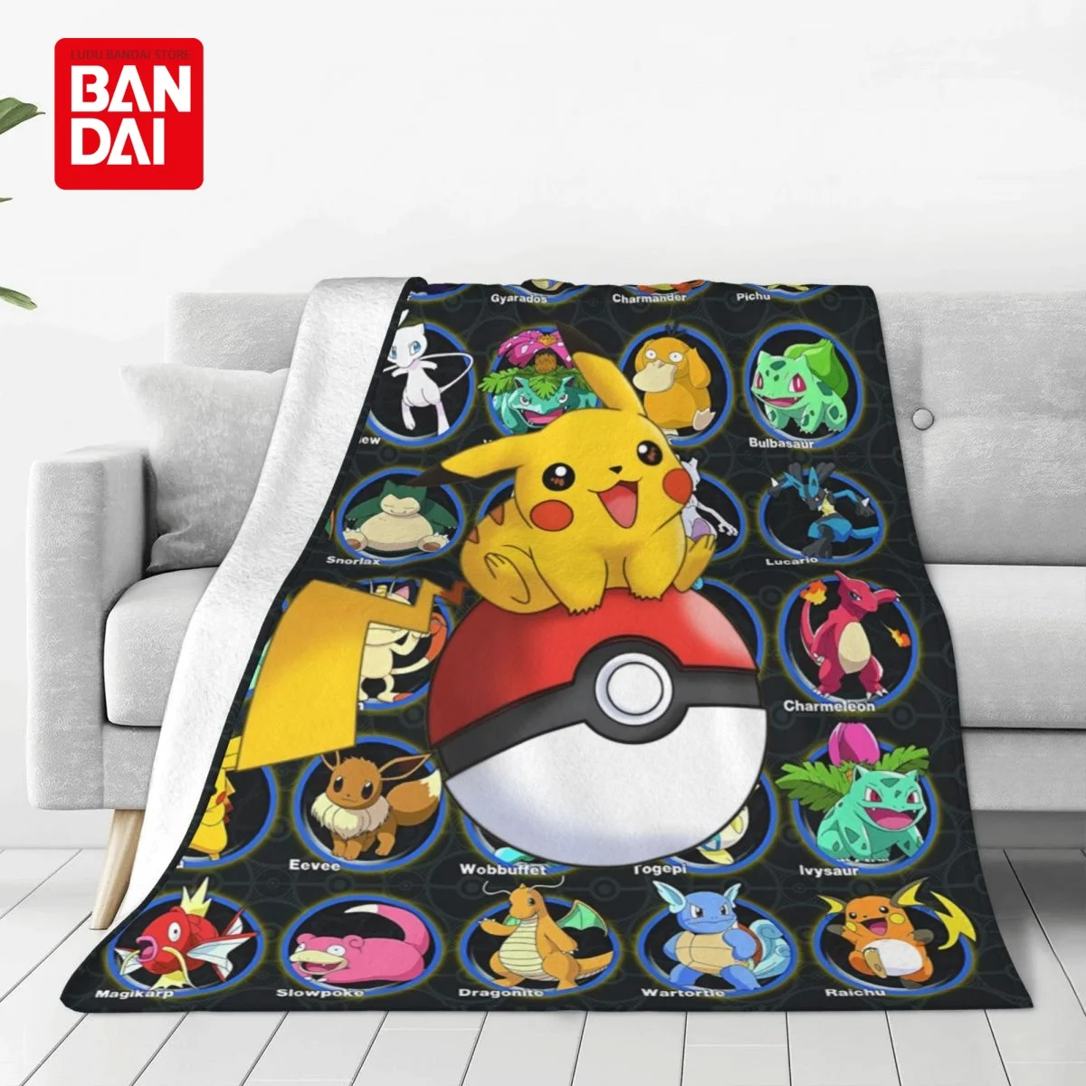 Bandai Pokemon Blankets on Bed Sofa Air Condition Sleeping Cover Bedding 3D Pikachu Throw Blanket Bedsheet For Kids
Bandai Pokemon Blankets on Bed Sofa Air Condition Sleeping Cover Bedding 3D Pikachu Throw Blanket Bedsheet For Kids