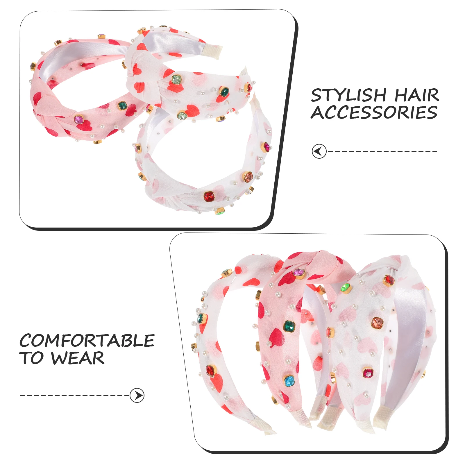 3 шт., повязка на голову с узлом в форме сердца, розовая серия, женские аксессуары для волос, легкий полиэстер для вечеринки, повседневная одежда на день Святого Валентина 
3 шт., повязка на голову с узлом в форме сердца, розовая серия, женские аксессуары для волос, легкий полиэстер для вечеринки, повседневная одежда на день Святого Валентина