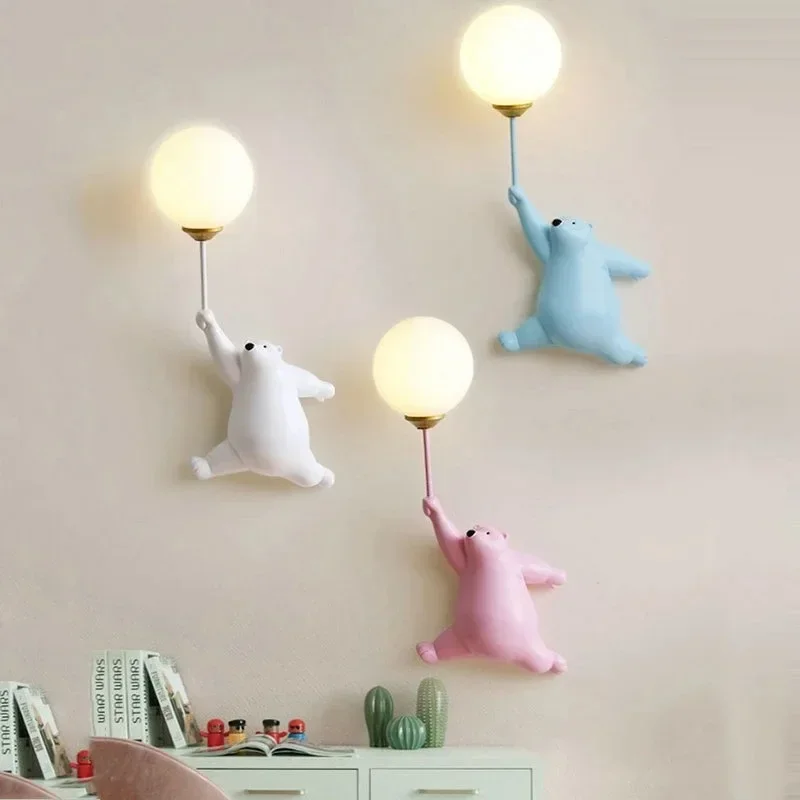 Modern Minimalist Cartoon Bear LED Wall Lamp Bedroom Study Living Room Children's Eye Protection Night Light Home Decor Lighting
Modern Minimalist Cartoon Bear LED Wall Lamp Bedroom Study Living Room Children's Eye Protection Night Light Home Decor Lighting