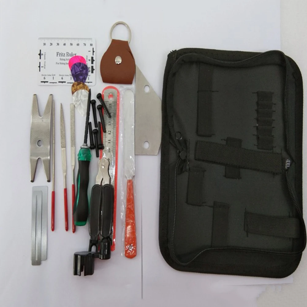 24 Pcs Guitar Kit Maintenance Tools Repair Accessories Fret File Fingaorad Guard Fretwork 
24 Pcs Guitar Kit Maintenance Tools Repair Accessories Fret File Fingaorad Guard Fretwork