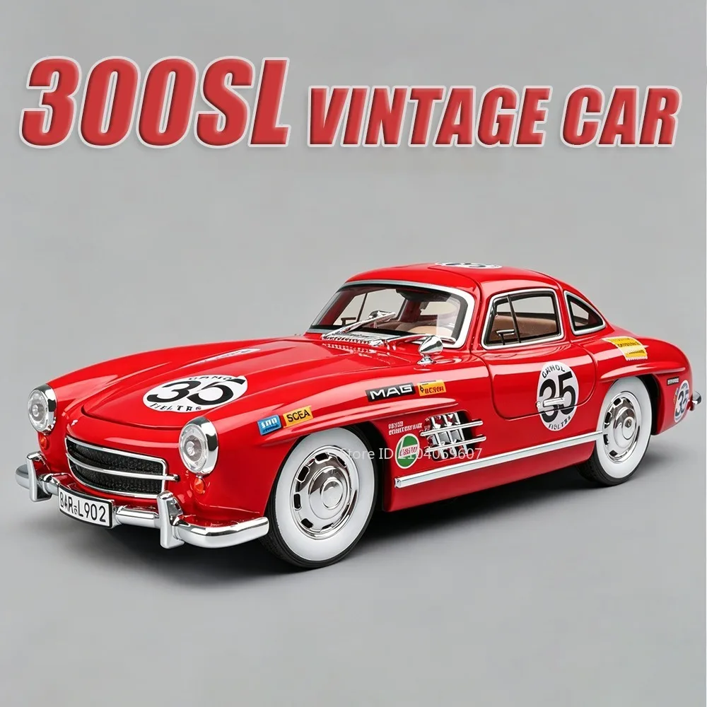 1:24 Scale 300SL SLR Miniature Supercar Toy Models Alloy Diecast Doors Opened Shock Absorption Sound Light Popular Sports Cars
1:24 Scale 300SL SLR Miniature Supercar Toy Models Alloy Diecast Doors Opened Shock Absorption Sound Light Popular Sports Cars